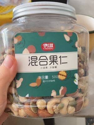 每日坚果孕妇干果仁零食混合小吃营养孕期500g大罐装小包坚果散装