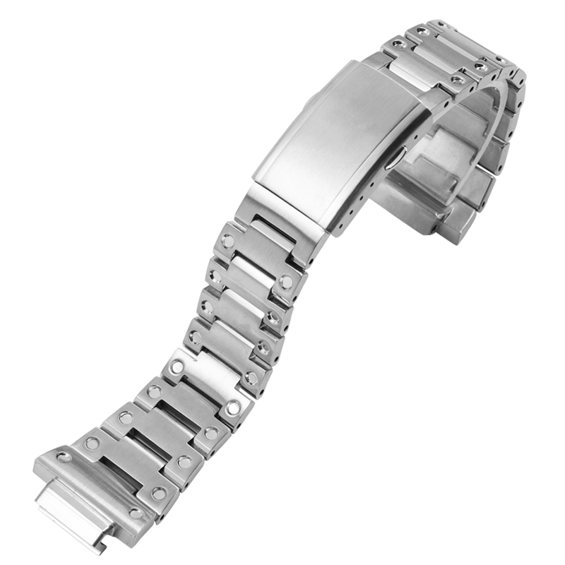 适配G-SHOCK卡西欧DW5600不锈钢金属钢带GW-M5610/GWB5600男表链
