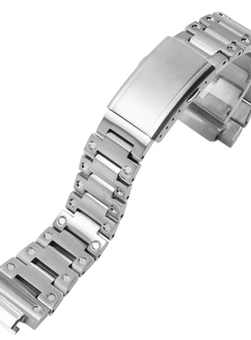 适配G-SHOCK卡西欧DW5600不锈钢金属钢带GW-M5610/GWB5600男表链