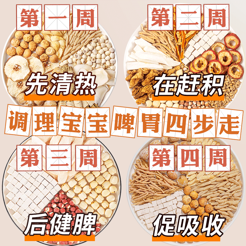 儿童四神汤灯芯草清心汤脾胃调理