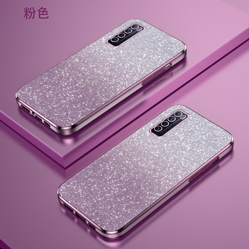 华为nova7软胶闪粉电镀手机壳