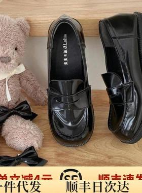 澡澡酱【现货】 熊熊日报社原创jk制服鞋学生基础款单鞋中低跟