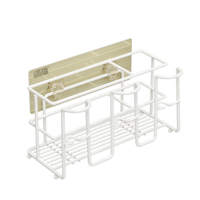 三口之家牙刷架不锈钢免打孔