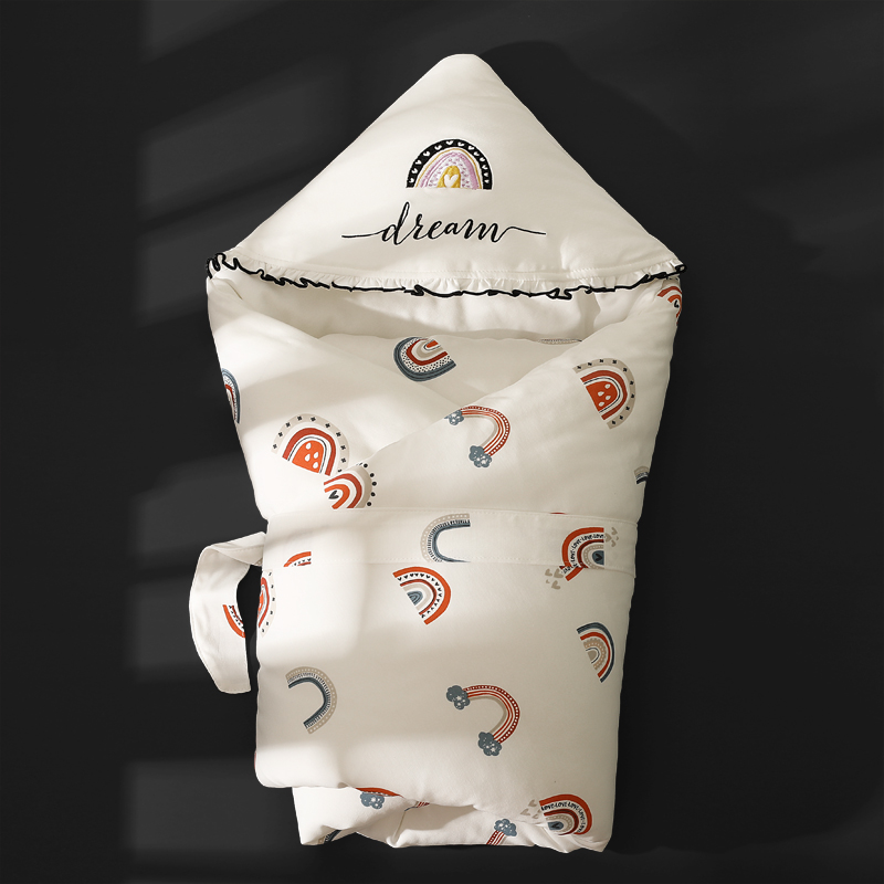 安妮心语婴儿抱被春秋冬款纯棉加厚新生婴儿用品初生宝宝包被内胆