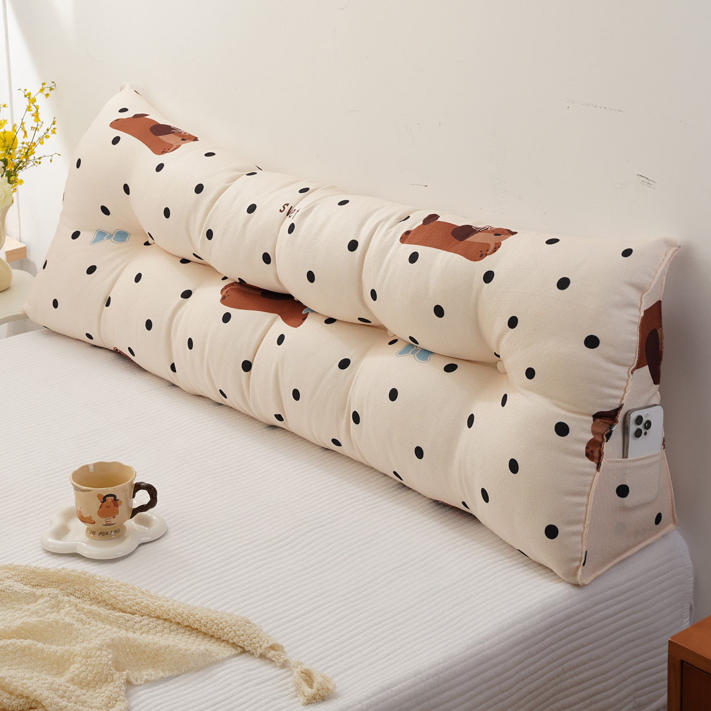 床头靠垫卧室无床头软包靠背榻榻米三角软包防撞护腰可拆洗大靠枕,居家布艺,床头靠垫,淘宝优惠券,粉丝福利购,淘宝优惠卷