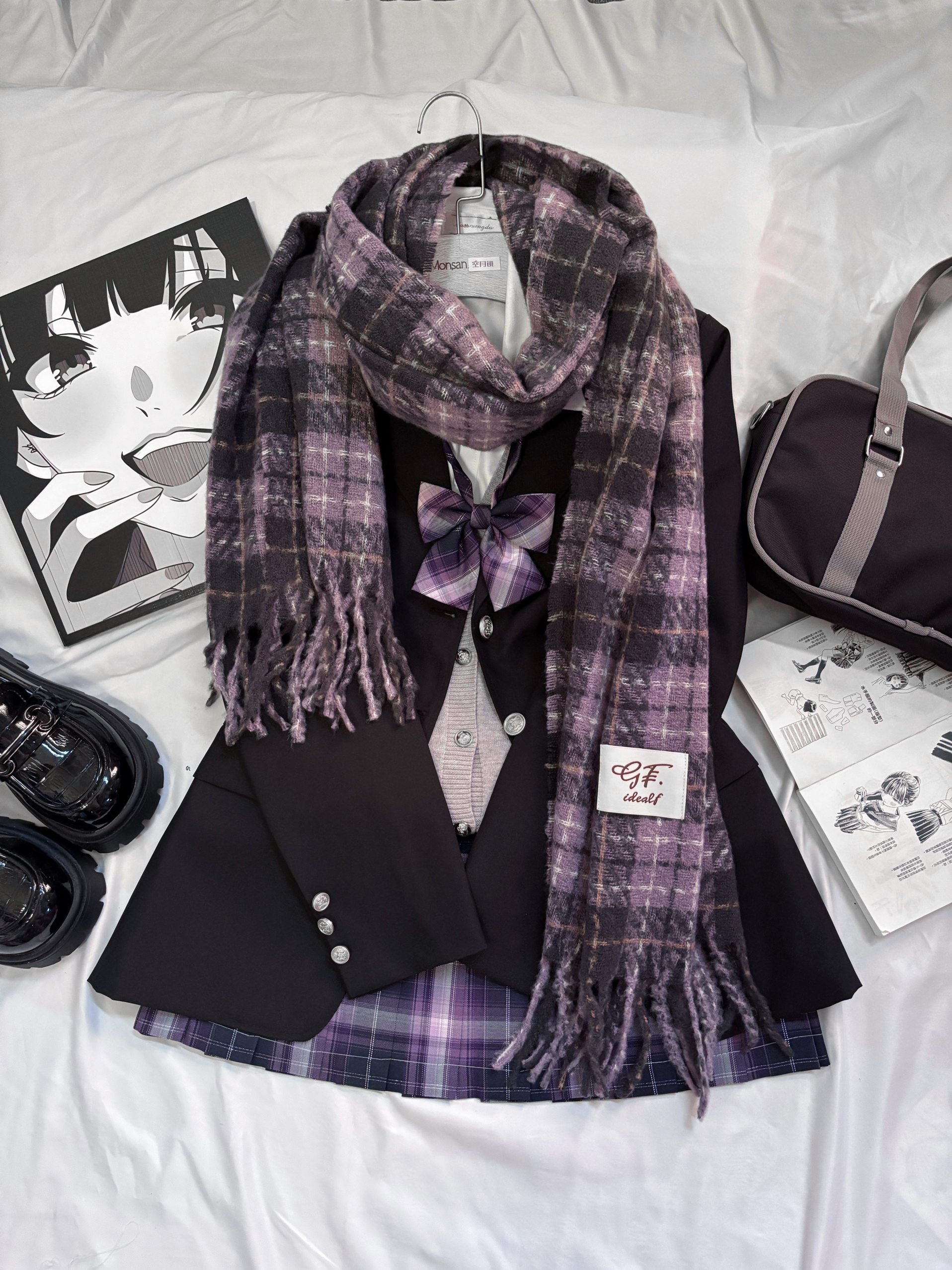 【海月社】暗调紫罗兰JK套装