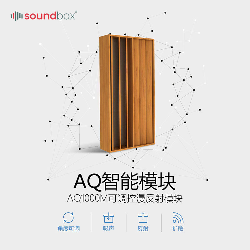 声博士录音室可控漫反射声学体家庭影院HIFI室扩散与吸收组合