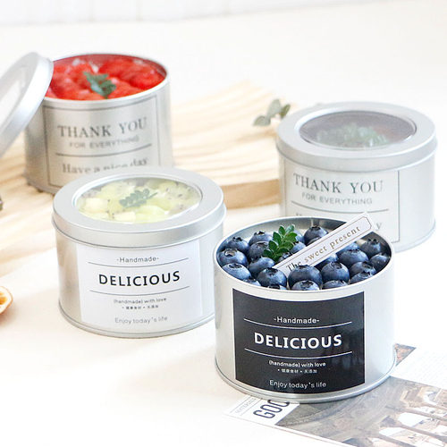 蛋糕铁罐马口铁慕斯盒子