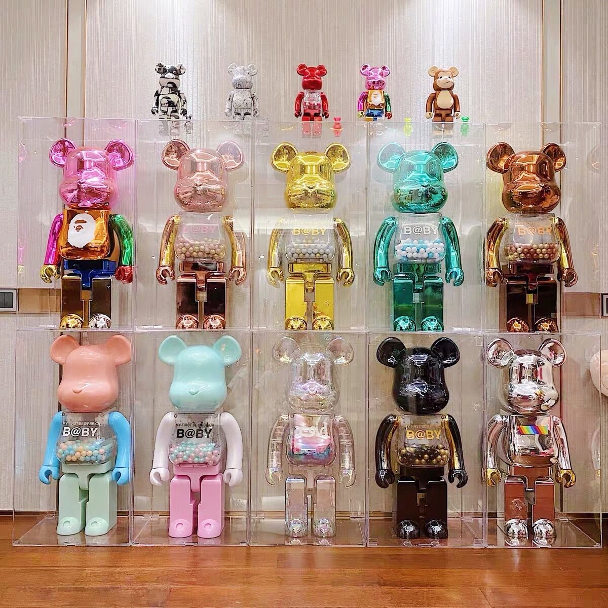 bearbrick1000%暴力熊大手办空山基70cm客厅落地大雕塑摆件积木熊 模玩/动漫/周边/娃圈三坑/桌游 潮玩盲盒 原图主图