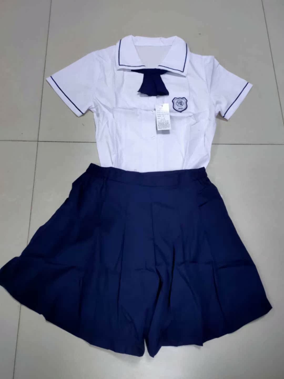 校服厦门市双十中学女生夏装制服新品