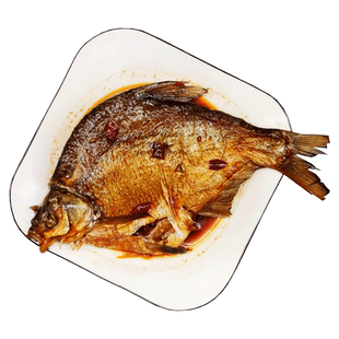 手撕卤鳊鱼230g熟食卤味武昌鱼酱板鱼香辣即食小吃整条边鱼鱼干