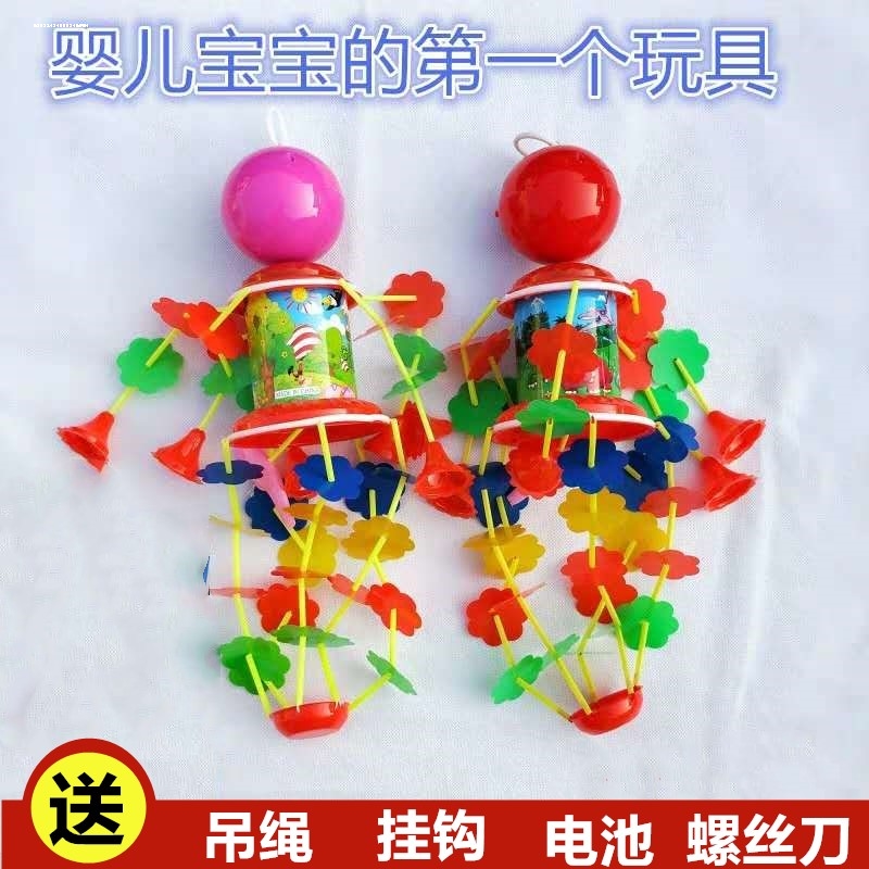 吊铃上弦发条上链吊铃风铃旋转传统经典婴幼儿童益智玩具音乐床铃