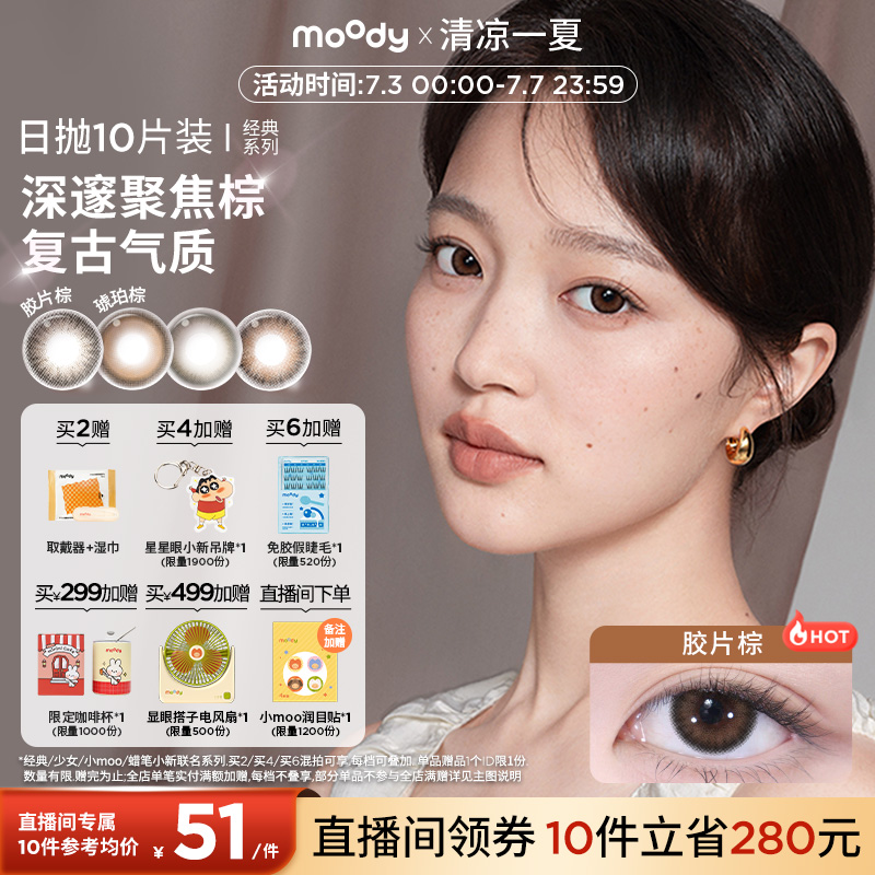 双眼度数不同请拍2盒