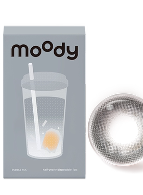 【99/3副】moody美瞳半年抛日常新手灵动彩色隐形眼镜女官旗2片