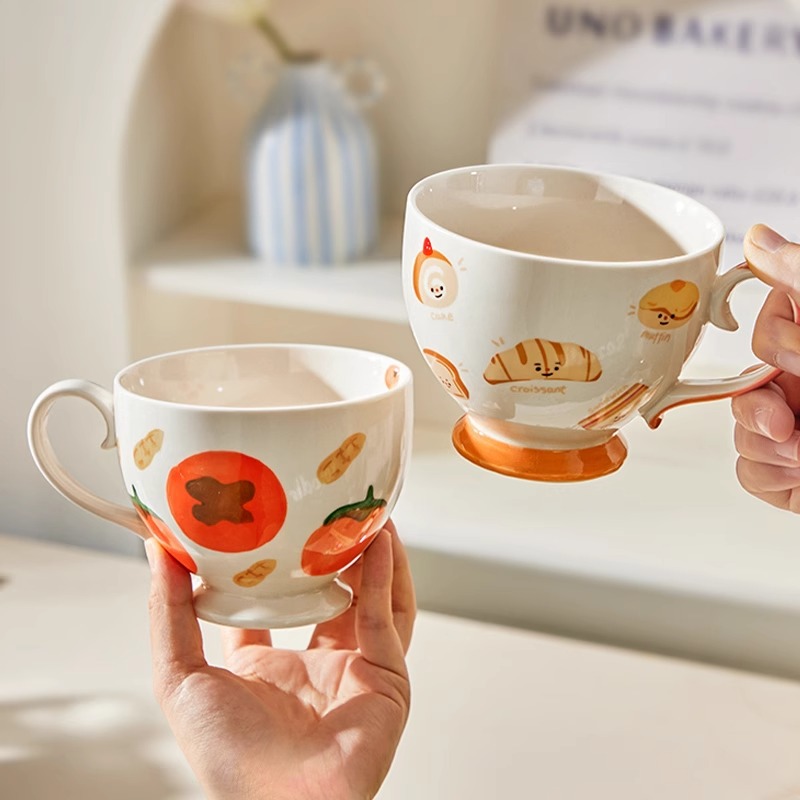 高颜值陶瓷马克杯家用大容量