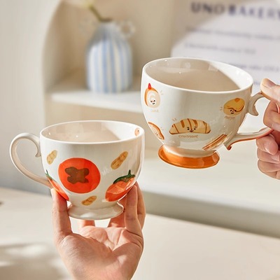 高颜值陶瓷马克杯家用大容量