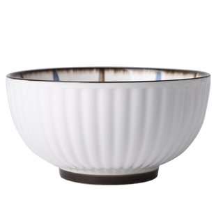 蓝和日式家用陶瓷碗吃饭碗斗笠碗面碗釉下彩餐具碗盘套装创意汤碗