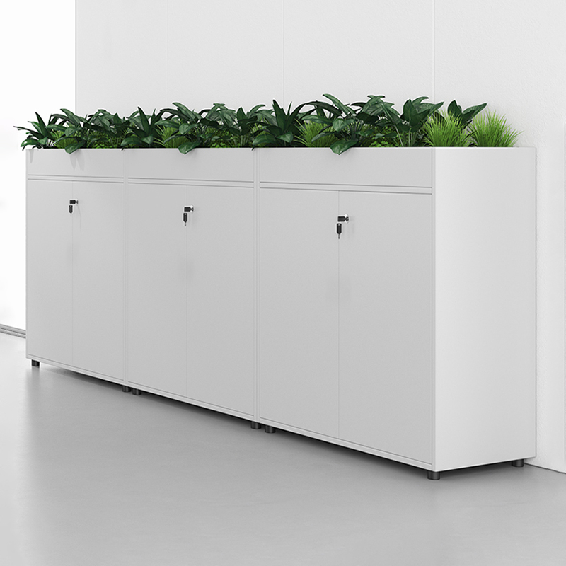 隔断资料收纳落地式办公柜