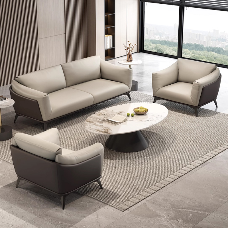 沙发茶几组合办公室洽谈接待室