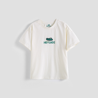 【呼呼专享】24166男生女生男小童字母短袖T恤NJTCJ24166B