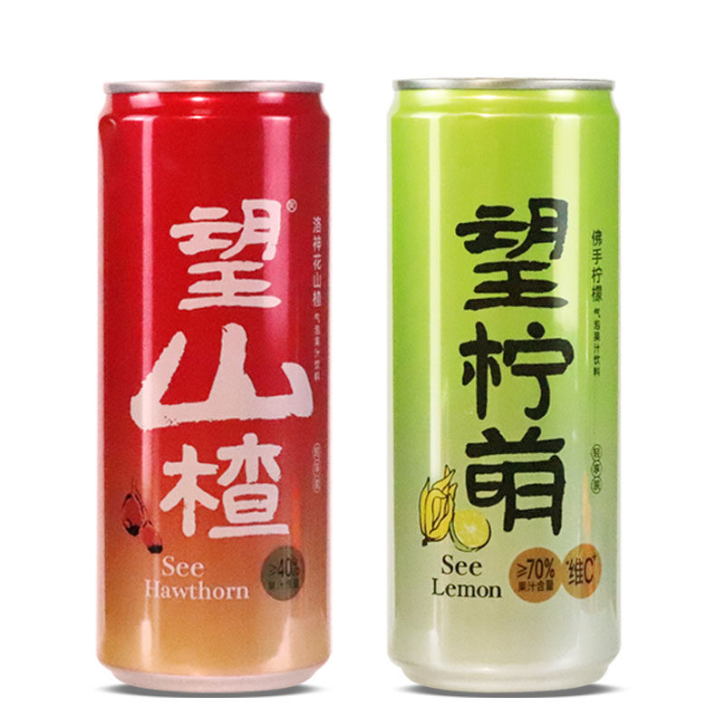 望柠檬果汁气泡水330ml罐装好望水系列望山楂含气饮料整箱24罐怎么看?