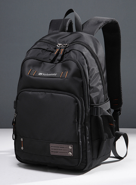 华朗迪尔双肩包男大容量男士背包户外牛津布电脑包轻便中学生书包