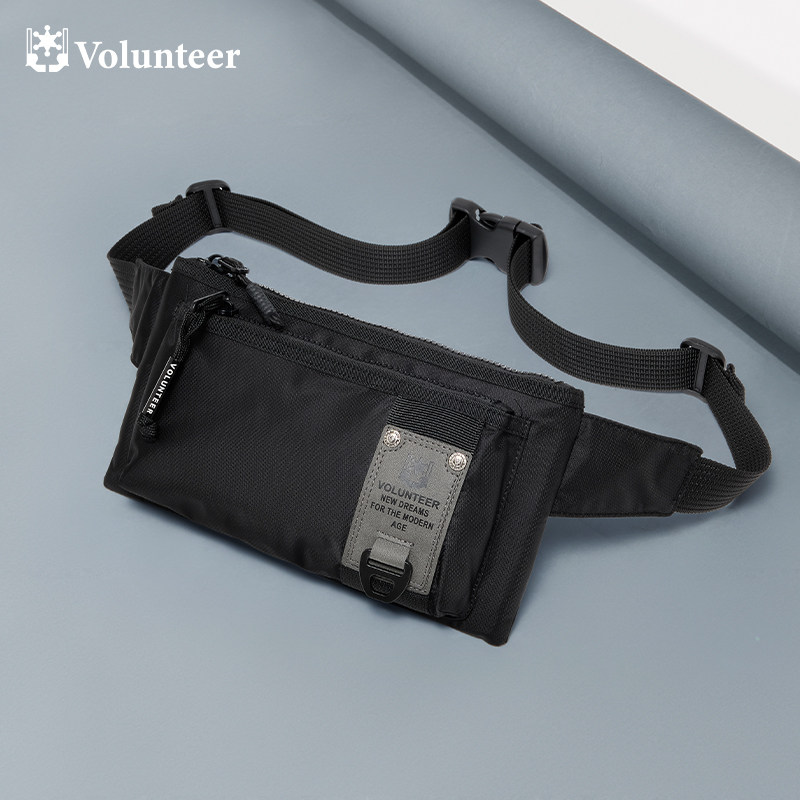 华郎迪尔斜挎包男2026新款胸包百搭挎包单肩包休闲小背包男士腰包