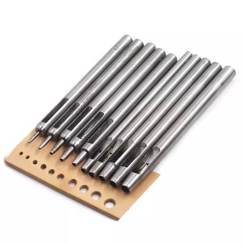 皮带冲打孔皮革器10支
