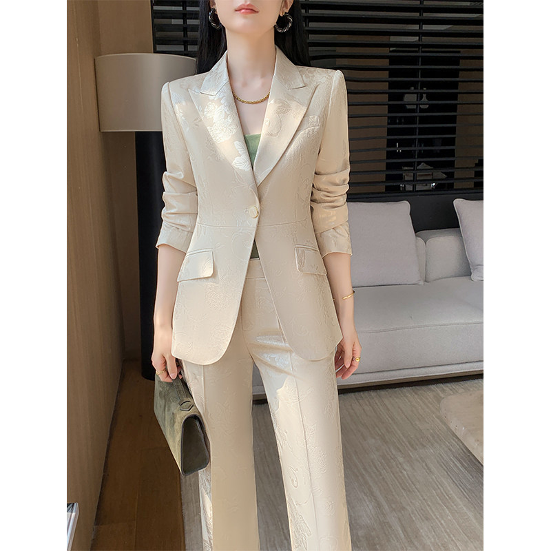 高级感西装套装女2026秋新款职业装轻奢时尚气质修身休闲西服外套