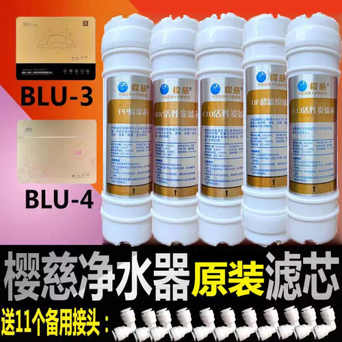 樱慈净水器适用滤芯活氧泉水机BLU-3BLU-4通用滤芯韩式家通用包