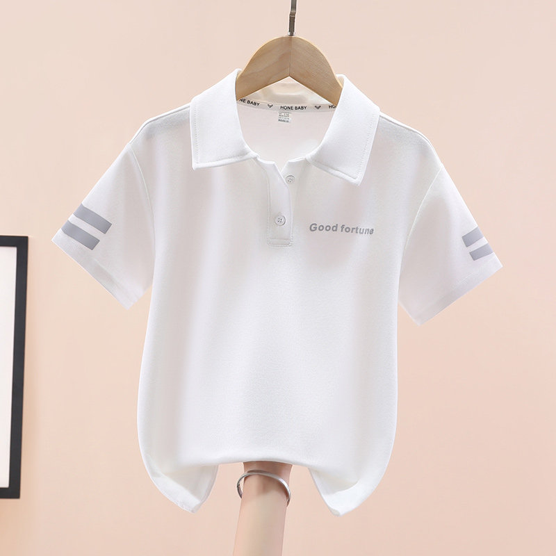 男童t恤短袖2026新款儿童夏装韩版男孩衣服polo衫翻领宝宝洋气潮