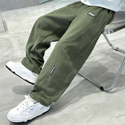 男童春秋冬款弯刀裤大童休闲裤