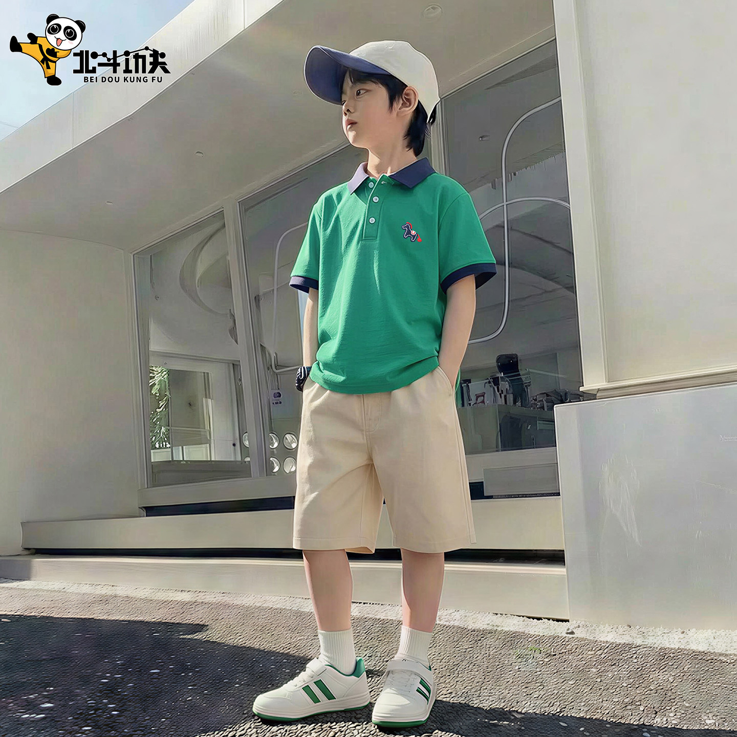 男童夏季短袖套装2026新款儿童中大童宝宝薄款两件套装帅气韩版潮
