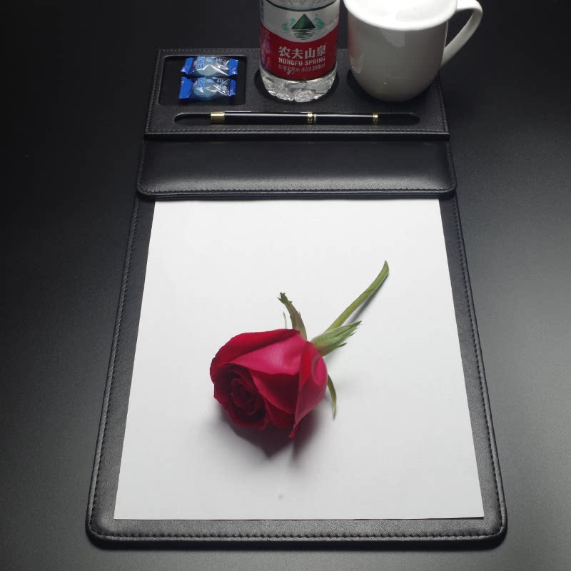 PU皮质会议夹写字书写a4会议垫板夹签约文件夹板皮质商务办公资料