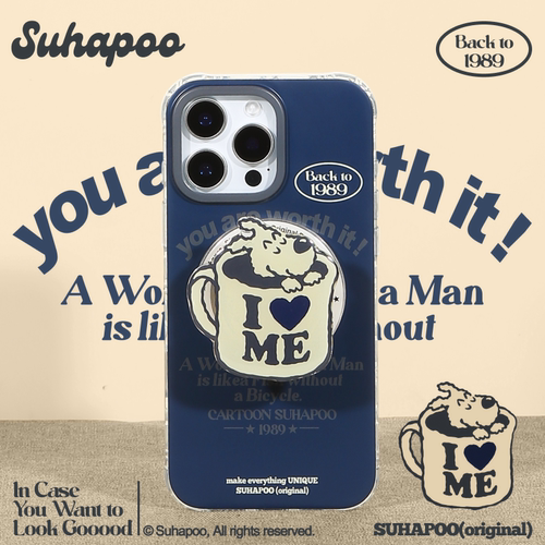 suhapoo壳内策展 杯杯狗手机壳iPhone17promax苹果16原创15ins风16pro14plus全包