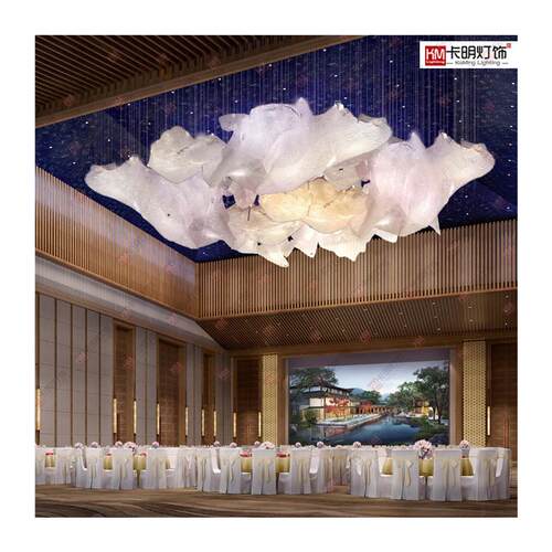 酒店大堂灯会所宴会厅水晶吊灯会议厅影视大厅博物管商场中庭吊灯