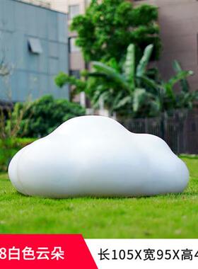 玻璃钢几何兔子雕塑户外公园园林景观售楼处抽象块面大型动物摆件