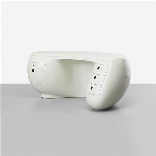 玻璃钢烤漆前台公司售楼部咨询服务台酒店大堂现代创意异形迎宾台