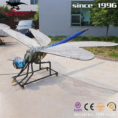 可动仿真昆虫模型仿真蜻蜓研学参观博物馆动物园昆虫参观拍照