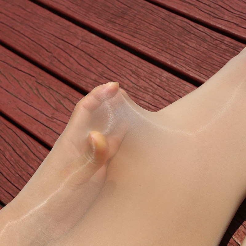 8d油亮九分马油袜300斤水光丝滑