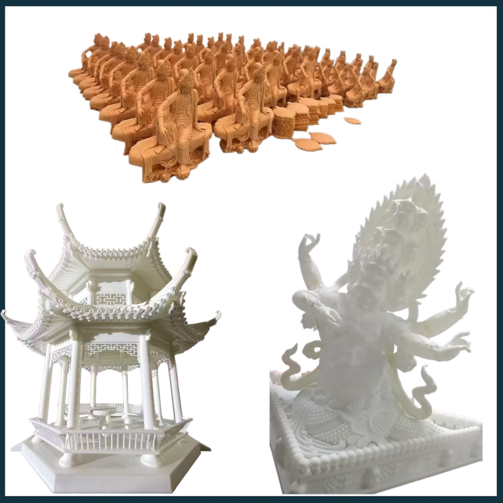 车仔微观人物建筑沙盘3D打印