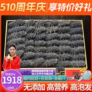 舜御堂大连野生淡干海参干货500g辽刺参高泡发率7A海生高品质盒装