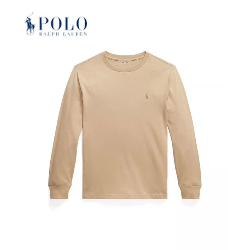 RL拉夫劳伦大童棉质圆领长袖T恤