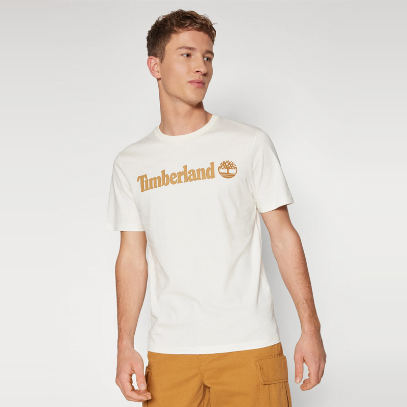 正品TIMBERLAND添柏岚短袖男logo印花户外休闲运动圆领T恤衫夏