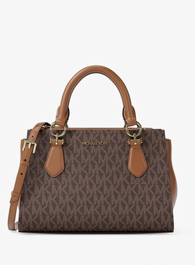 MICHAEL KORS手提包MK小号Marilyn女士老花百搭通勤单肩斜挎包