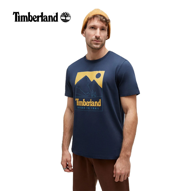 断码清仓】TIMBERLAND添柏岚短袖男户外休闲透气圆领T恤衫夏新款
