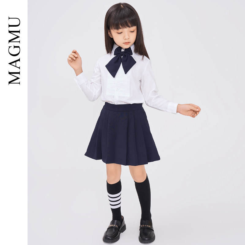 麦格牧儿童礼服女童学院风演出服图片