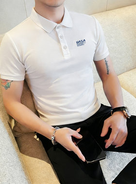时尚潮流商务休闲男士短袖POLO衫