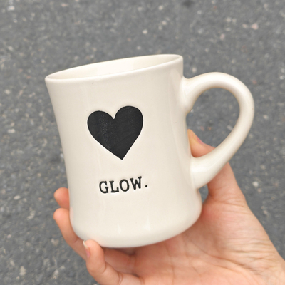 食魔师简约陶瓷马克杯尾货清仓处理家用早餐咖啡杯办公水杯 380ML