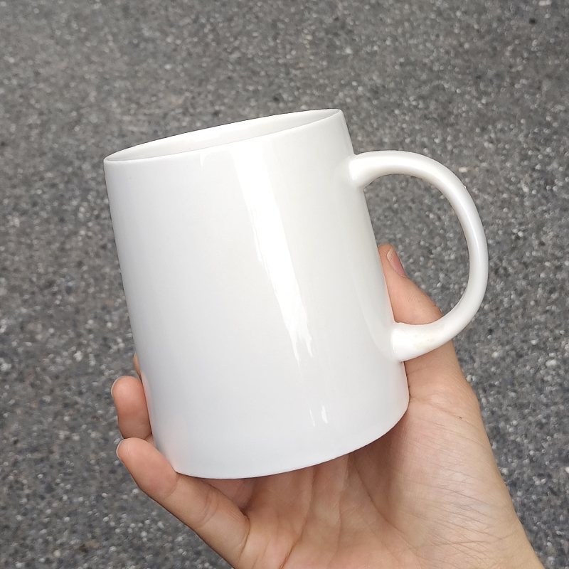 食魔师简约陶瓷马克杯尾货清仓处理家用早餐牛奶杯咖啡水杯 380ML